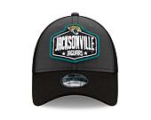 Kšiltovka New Era 9FORTY NFL 21 Draft Jacksonville Jaguars Snapback Heather Grey / Team