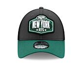 Kšiltovka New Era 9FORTY NFL 21 Draft New York Jets Snapback Heather Grey / Team