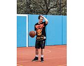 Triko MItchell & Ness Chicago Bulls Flames Tee SSTEBW19142 Black