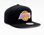 Kšiltovka Mitchell & Ness Los Angeles Lakers 6HSSS21HW051 WOOL SOLID Black