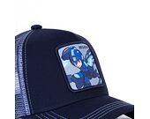 Kšiltovka Capslab Trucker (MEGAMAN) Blue HER3