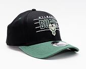 Kšiltovka New Era 9FIFTY Stretch-Snap NBA Team Milwaukee Bucks Snapback Black