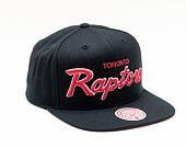 Kšiltovka Mitchell & Ness Foundation Script TORONTO RAPTORS Black 6HSSMM19008-TRABLCK