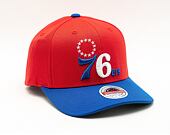 Kšiltovka Mitchell & Ness Wool 2 Tone Redline HWC PHILADELPHIA 76ERS Red / Royal 6HSSMM1935