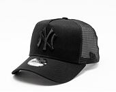 Dětská Kšiltovka New Era - MLB Clean 9FORTY Trucker - NY Yankees - Black