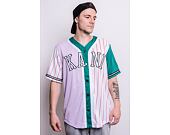 Triko Karl Kani KK College Block Pinstripe Baseball Shirt 6035537