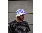 Klobouk Karl Kani KK Signature Tie Dye Bucket Hat Lilac/Yellow 7115091