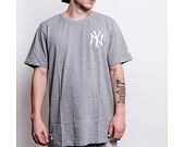Triko New Era MLB Baseball Graphic Tee New York Yankees Light Grey Heather