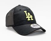 Kšiltovka New Era 9FORTY MLB Home Field Trucker Los Angeles Dodgers Strapback Black / Yellow