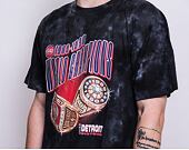 Triko Mitchell & Ness Champions Tie Dye Tee Detroit Pistons Black