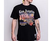 Triko Mitchell & Ness Scenic Tee Los Angeles Lakers Black