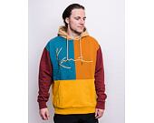 Mikina Karl Kani Signature Block Hoodie Multicolor