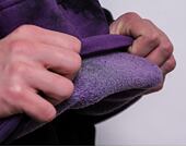 Mikina RIP N DIP Sid Hoodie RND7046 Purple & Black Tie Dye