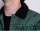 Bunda RIP N DIP Scribble Button Up Jacket RND7007 Forest Green
