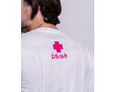 Triko Pink Dolphin RETRO GHOST TEE PS12211RGWH WHITE