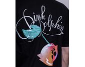 Triko Pink Dolphin CHERRY SCRIPT TEE PS12211CSBL BLACK