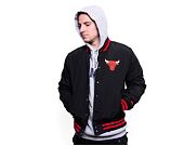 Bunda New Era NBA Team Wordmark Bomber Chicago Bulls Black