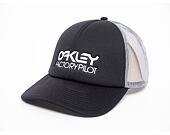 Kšiltovka Oakley Factory Pilot Trucker Hat - Black / White