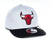 Kšiltovka New Era 9FIFTY Stretch-Snap NBA Tonal Chicago Bulls Grey