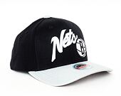 Kšiltovka Mitchell & Ness Brooklyn Nets Arched Script 2 Tone 110 Snapback Black / Grey