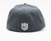 Kšiltovka New Era 59FIFTY NFL Official Team Colors Green Bay Packers Grey
