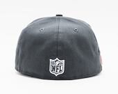 Kšiltovka New Era 59FIFTY NFL Official Team Colors Kansas City Chiefs Grey