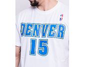 Triko Mitchell & Ness Denver Nuggets Carmelo Anthony Name & Number Tee White