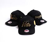 Kšiltovka Mitchell & Ness Brooklyn Nets Weald Script Redline Stretch Snapback Black