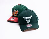 Kšiltovka Mitchell & Ness Chicago Bulls Moss And Sand Redline Stretch Snapback Green