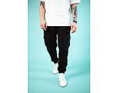 Tepláky New Era Utility Cargo Joggers Black / Bright Red
