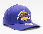 Kšiltovka Mitchell & Ness Team Ground 2.0 Stretch Snapback Los Angeles Lakers Purple
