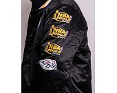 Bunda Mitchell & Ness Champ City Satin Jacket Los Angeles Lakers Black