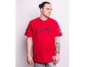 Triko Mitchell & Ness Champ City S/S Tee Chicago Bulls Scarlet
