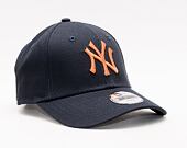 Dětská kšiltovka New Era 9FORTY Kids League Essential New York Yankees Strapback Navy/Toffee