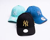 Dámská kšiltovka New Era 9FORTY Womens Metallic Logo New York Yankees Strapback Black/MTG