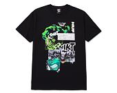 Triko HUF x MARVEL Smash Up T-Shirt Black