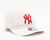 Dětská kšiltovka New Era 9FORTY Kids MLB League Essential New York Yankees Strapback Stone/Red