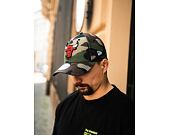 Kšiltovka New Era 9FORTY NBA Camo Chicago Bulls Strapback Woodland Camo