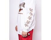 Triko s dlouhým rukávem HUF × Thrasher Monteray Longsleeve White