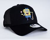Kšiltovka New Era 9FORTY A-Frame Trucker Sporty Spongebob Black