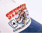 Dětská kšiltovka Stetson Trucker Cap Gambling Grifter - Beige / Navy - YOUTH