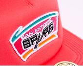 Kšiltovka Mitchell & Ness Keep On Truckin Trucker Hwc San Antonio Spurs Pink