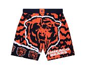 Kraťasy Mitchell & Ness NFL Jumbotron 2.0 Shorts Chicago Bears Navy / Orange