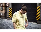 Triko Signature Karl Kani Jeans Washed Pinstripe Tee light yellow