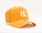 Kšiltovka New Era 9FORTY A-Frame Trucker Tonal Mesh New York Yankees Snapback Tangerine