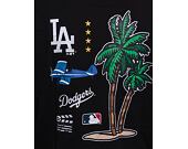 Triko New Era MLB City Oversized Tee Los Angeles Dodgers Black / White