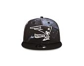 Kšiltovka New Era 9FIFTY NFL22 Sideline "Ink Dye" New England Patriots Black / White