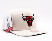 Kšiltovka Mitchell & Ness Cut Away Snapback Nba Chicago Bulls Off White