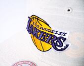Kšiltovka Mitchell & Ness Cut Away Snapback Nba Los Angeles Lakers Off White
