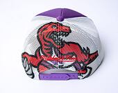 Kšiltovka Mitchell & Ness Off The Backboard Trucker Hwc Toronto Raptors Purple / White